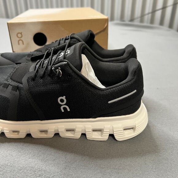 On Running Cloud 6 Road Running Shoes Men 8.5M Black Classic Lace-Up 3MF10070299 main image 13